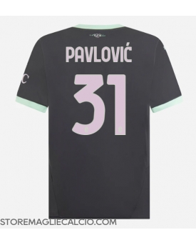 AC Milan Strahinja Pavlovic #31 Maglia Gara Terza Repliche 2024-25